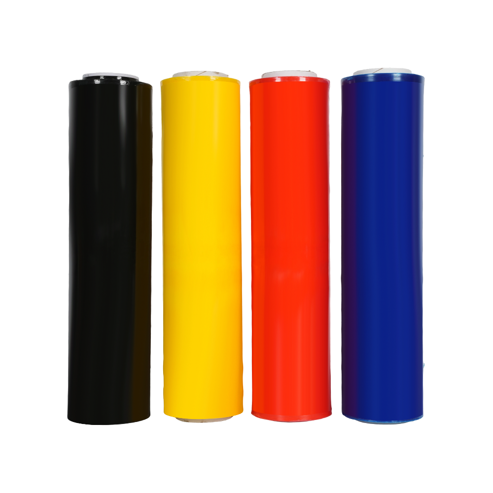 0.015MM-0.045MM Kapal May kulay na stretch wrap